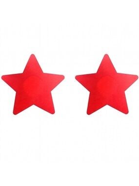 Red Star Nipple Pasties Adhesive Covers Festival Rave Clubwear
